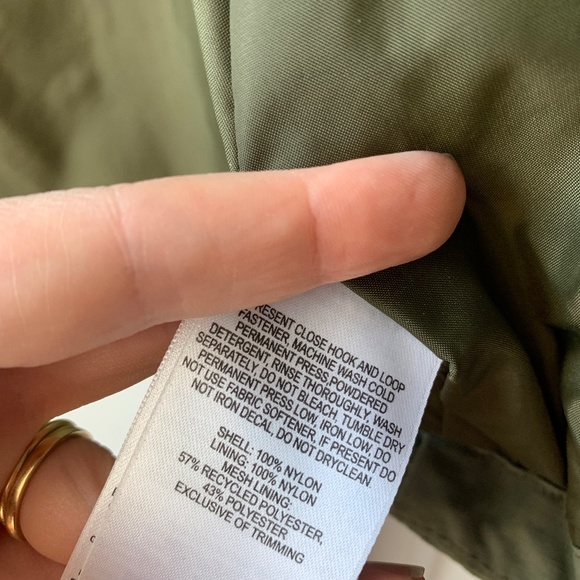 Columbia hooded sage green waterproof raincoat - Picture 3 of 5